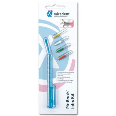 Miradent Pic-Brush Intro Kit blau