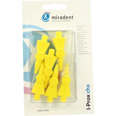 Miradent Interdentalbürste I-Prox chx gelb