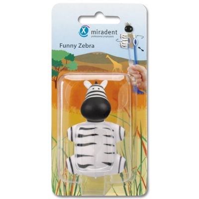 miradent Kinder-Zahnbürstenhalter Funny Zebra