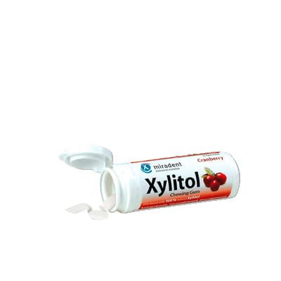 Miradent Xylitol Chewing Gum Cranberry