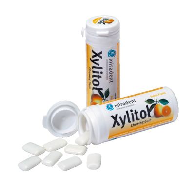 Miradent Xylitol Chewing Gum Frucht