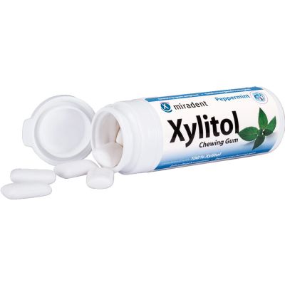 Miradent Xylitol Chewing Gum Minze