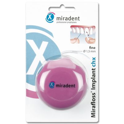 Miradent Mirafloss Implant chx fine Zahnseide