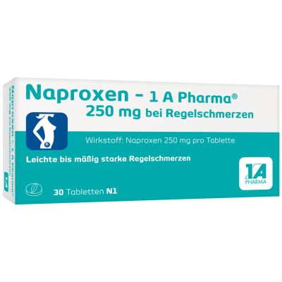 Naproxen - 1 A Pharma 250 mg bei Regelschmerzen