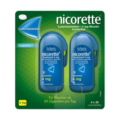 Nicorette freshmint 4 mg Lutschtablette, gepresst