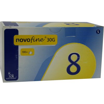 Novofine 8 Kanuelen 0.30x8mm