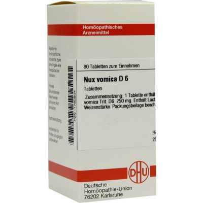 NUX VOMICA D 6 Tabletten