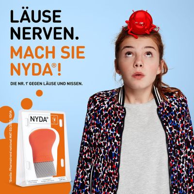 NYDA Läuse- und Nissenkamm Metall