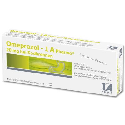 Omeprazol - 1 A Pharma 20mg bei Sodbrennen