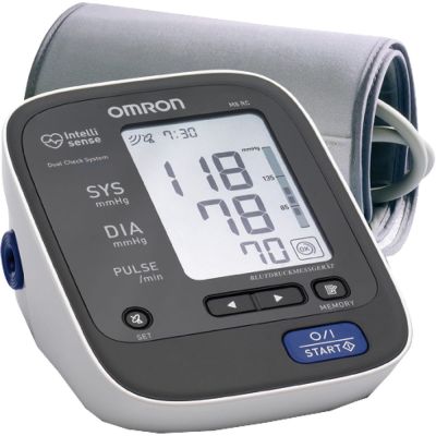 OMRON M8 RC Oberarm Blutdruckmessgerät mit Funkuhr