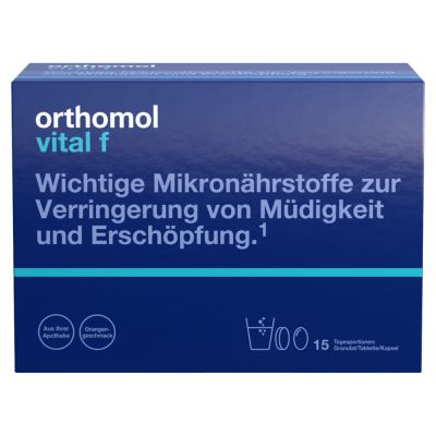 Orthomol Vital F Granulat/Kapseln 15Beutel