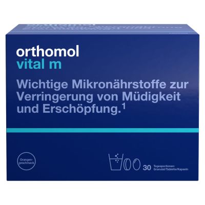 ORTHOMOL Vital M 30 Granulat/Kapsel Kombipackung