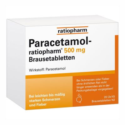 PARACETAMOL-ratiopharm 500 mg Brausetabletten