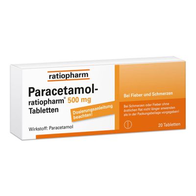 Paracetamol ratiopharm® 500mg - bei Fieber