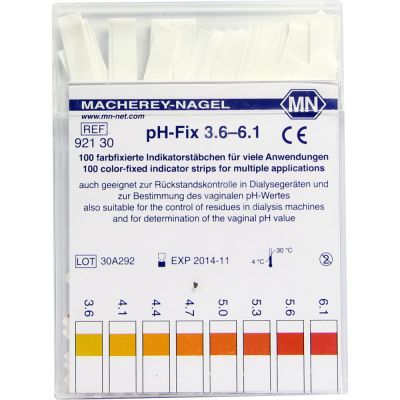 PH-FIX Indikatorstäbchen pH 3,6-6,1