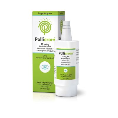 Pollicrom 20mg/ml Augentropfen Schutz gegen Heuschnupfen