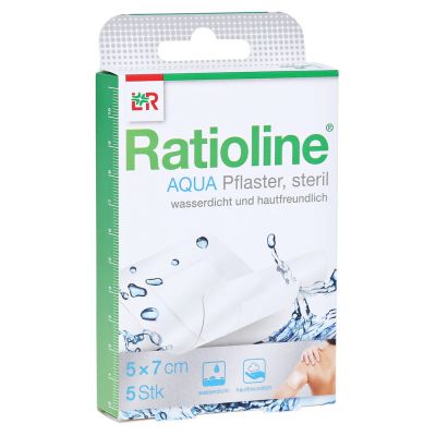 Ratioline aqua Duschpflaster plus 5x7cm steril