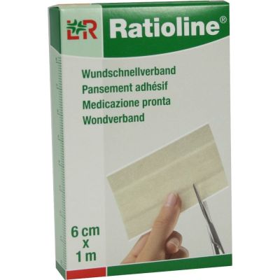 Ratioline sensitive Wundschnellverband 6cmx1m