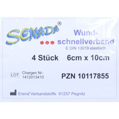 SENADA Wundschnellverband 6x10 cm