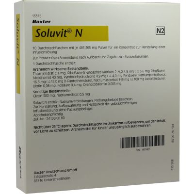 SOLUVIT N Plv.f.e.Konz.z.Her.e.Infusionslösung