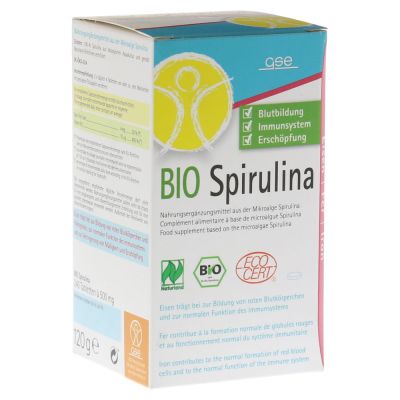 Bio Spirulina Naturland 500 mg