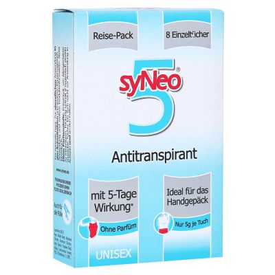 SYNEO 5 Antitranspirant Reise-Packung Tücher