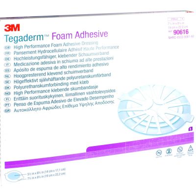 TEGADERM Foam Adhesive 19x22,2 cm oval 90616