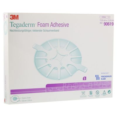 TEGADERM Foam Adhesive FK 13,9 cm rund 90619