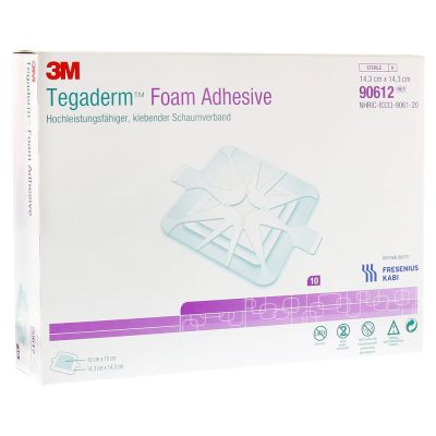TEGADERM Foam Adhesive FK 14,3x14,3 cm 90612