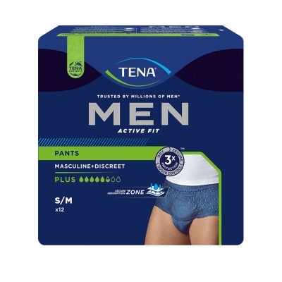 TENA MEN Act.Fit Inkontinenz Pants plus S/M blau