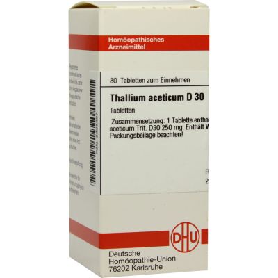 THALLIUM ACETICUM D 30 Tabletten