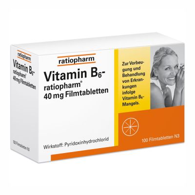 Vitamin-B6-ratiopharm 40mg Filmtabletten
