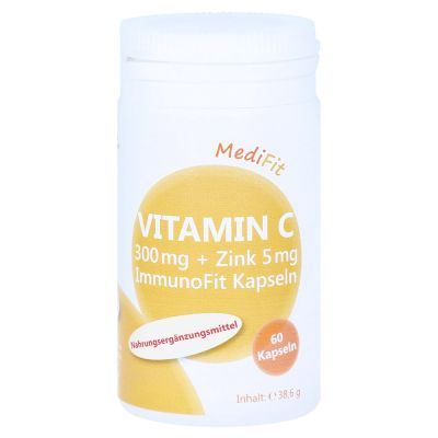 VITAMIN C 300 mg+Zink 5 mg ImmunoFit Kapseln