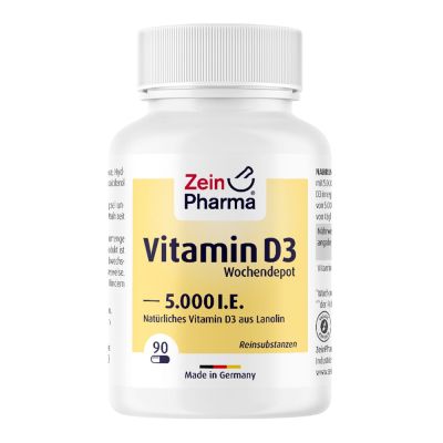 ZeinPharma Vitamin D3 5000 I.E. Wochendepot Kapseln