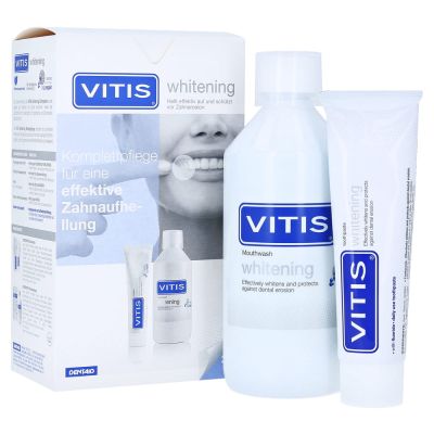 VITIS whitening 2in1 für weißere unempfindlichere Zähne