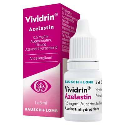 Vividrin Azelastin Augentropfen gegen Heuschupfen
