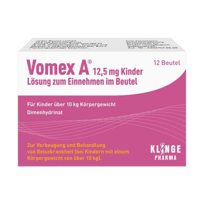 Vomex A® Lösung 12,5 mg Kinder Lösung zum Einnehmen