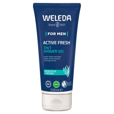 WELEDA for Men Active Fresh 3in1 Shower Gel