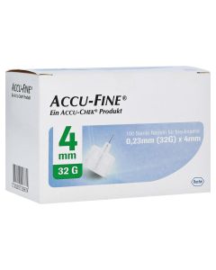 ACCU FINE sterile Nadeln f.Insulinpens 4 mm 32 G