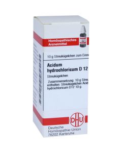 ACIDUM HYDROCHLORICUM D 12 Globuli