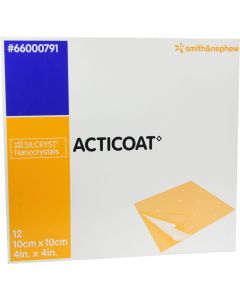 ACTICOAT 10x10 cm antimikrobielle Wundauflage