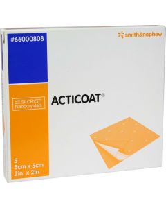 ACTICOAT 5x5 cm antimikrobielle Wundauflage
