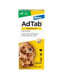ADTAB 450 mg Kautabletten für Hunde &gt;11-22 kg