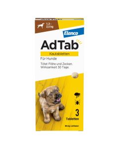 ADTAB 56 mg Kautabletten für Hunde 1,3-2,5 kg