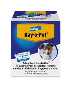 BAY O PET Zahnpfl.Kaustreif.f.kl.Hunde-140 g