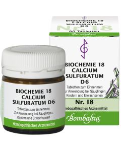 BIOCHEMIE 18 Calcium sulfuratum D 6 Tabletten