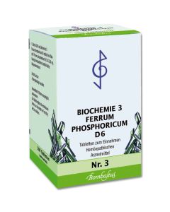 BIOCHEMIE 3 Ferrum phosphoricum D 6 Tabletten