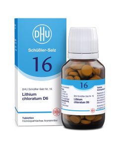 BIOCHEMIE DHU 16 Lithium chloratum D 6 Tabletten