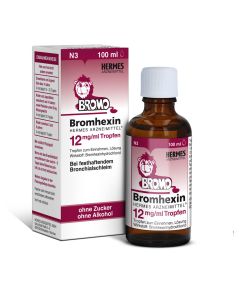 BROMHEXIN Hermes Arzneimittel 12 mg/ml Tropfen-100 ml