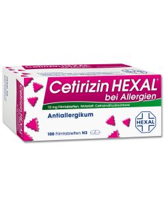CETIRIZIN HEXAL Filmtabletten bei Allergien
